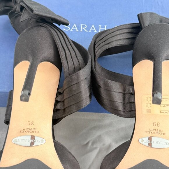 Sarah Flint - Kara 100mm - Black Satin 39/8.5 - Picture 13 of 15